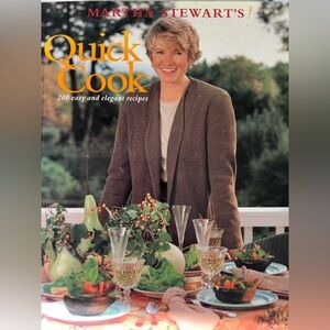 Vintage Martha Stewart’s Quick Cook 200 Easy & Elegant Recipes 1983 Cook Book